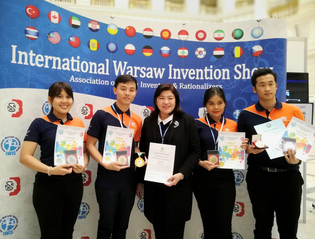 อุทยานวิทยาศาสตร์ประเทศไทยพา 5 บริษัทวิจัยไทยคว้ารางวัลนวัตกรรมระดับโลก ในงาน 11th International Warsaw Invention Show (IWIS 2017)