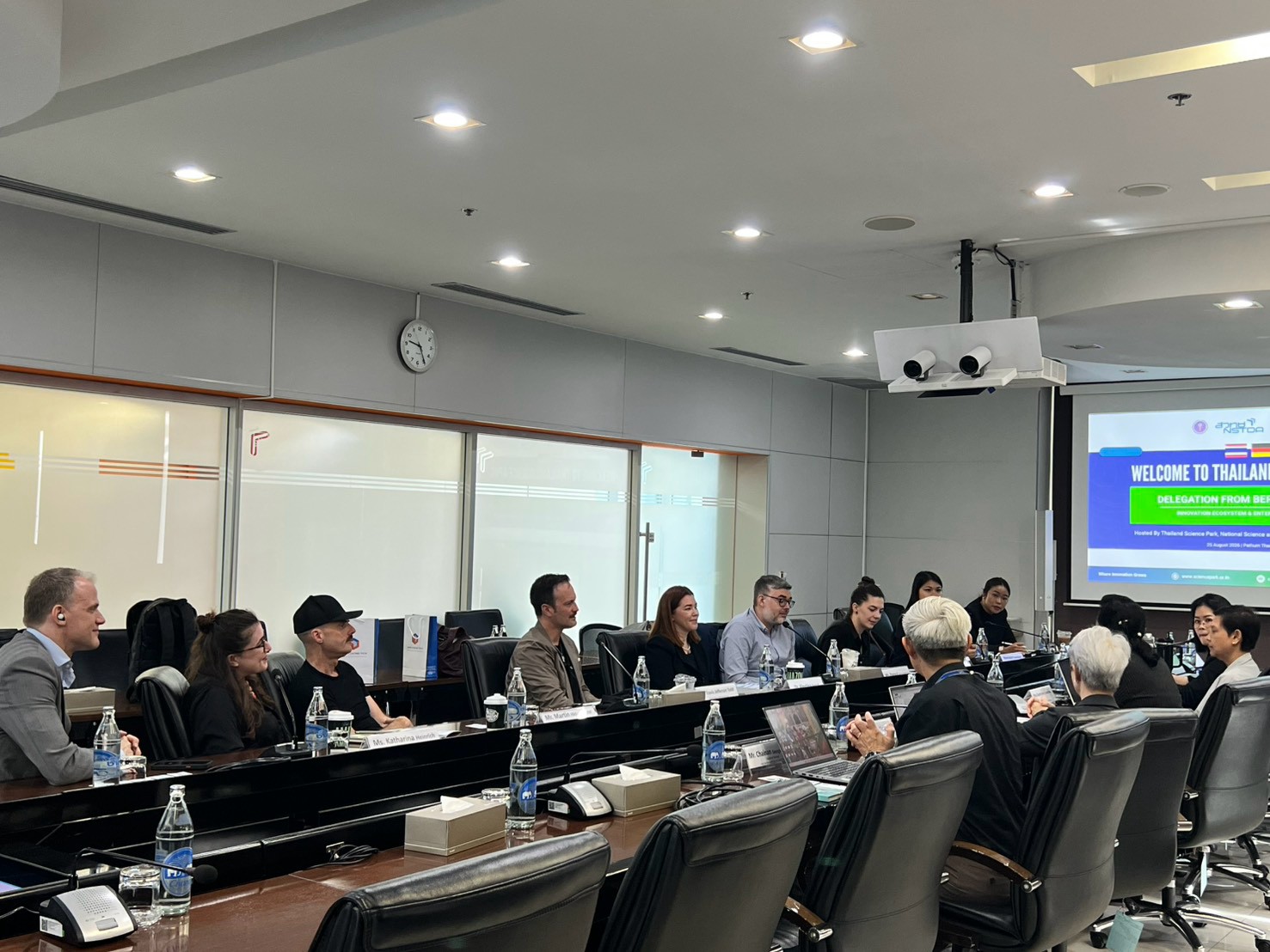 อวท. ต้อนรับคณะผู้แทน จาก สถานเอกอัครราชทูต ณ กรุงเบอร์ลิน พร้อมด้วยผู้แทนจากมหาวิทยาลัย สถาบันวิจัย และองค์กรสนับสนุนระบบนิเวศ นวัตกรรมและสตาร์ตอัปของเยอรมนี