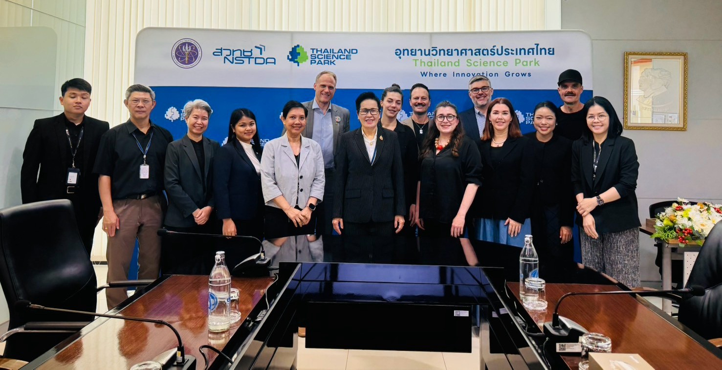 อวท. ต้อนรับคณะผู้แทน จาก สถานเอกอัครราชทูต ณ กรุงเบอร์ลิน พร้อมด้วยผู้แทนจากมหาวิทยาลัย สถาบันวิจัย และองค์กรสนับสนุนระบบนิเวศ นวัตกรรมและสตาร์ตอัปของเยอรมนี