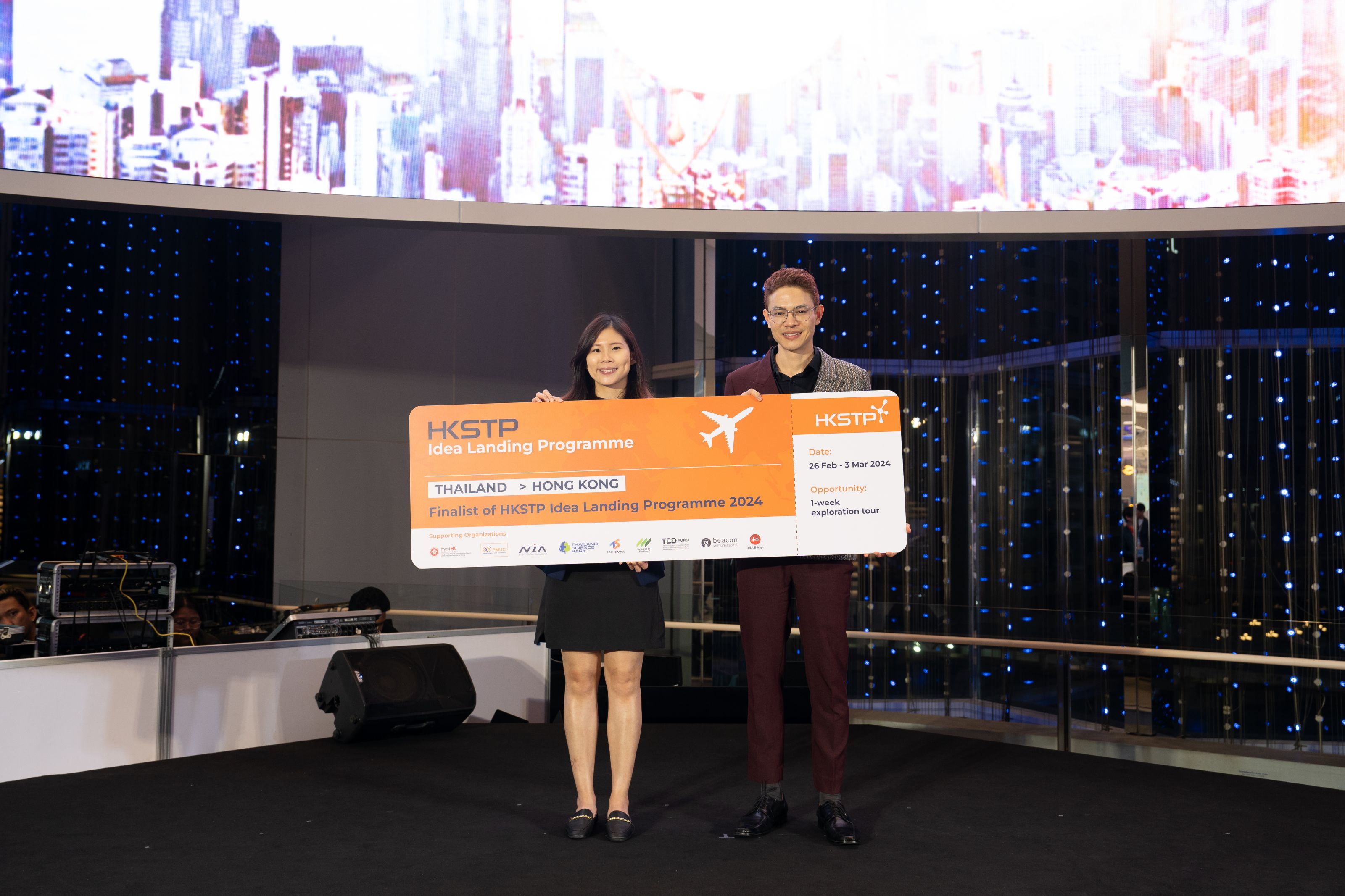 ขอแสดงความยินดีกับ 3 สตาร์ทอัพที่ได้มีโอกาสเข้าร่วมโปรแกรม HKSTP Idea Landing Programme 
				ที่ฮ่องกงและจีนพร้อมรับเงินสนับสนุน HKD 100,000