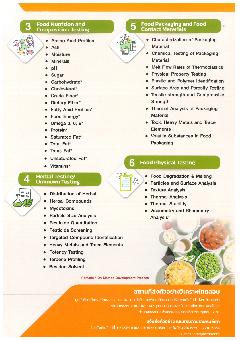 Food and Feed Product Testing Center