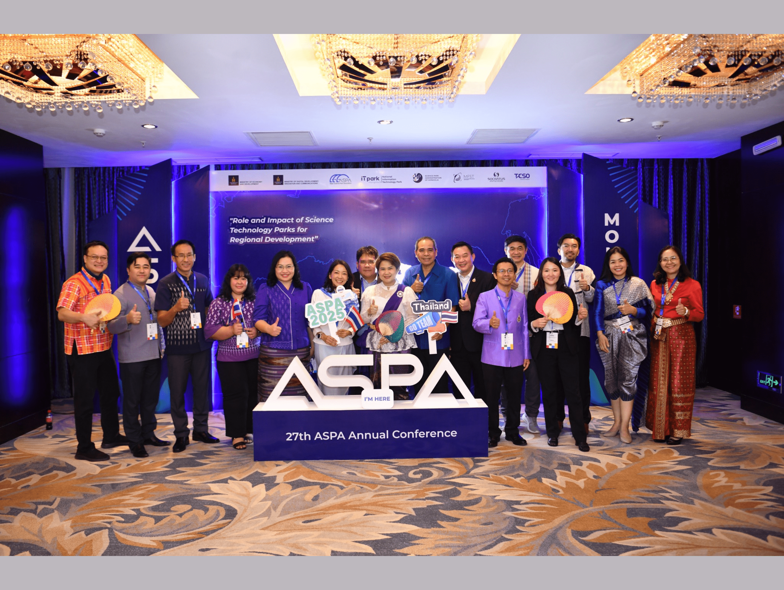 Thailand Science Park, in partnership with the Ministry of Higher Education, Science, Research and Innovation and the Regional Science Parks, announces its readiness to host 
            the 28th ASPA Annual Conference 2025 in Thailand