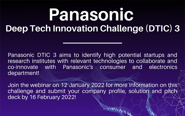 Panasonic Deep Tech Innovation Challenge 3