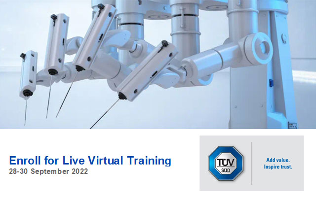 TÜV SÜD Virtual Trainings: Medical Devices and Healthcare